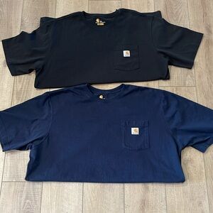 * bundle of 2 men's two XL Carhartt pocket T-shirts like new